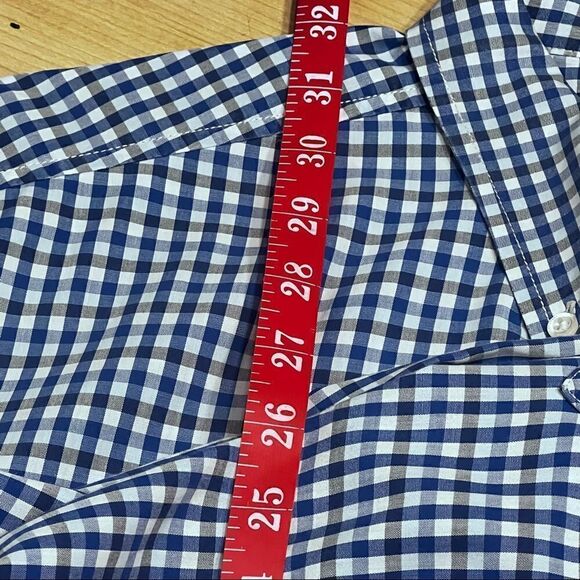 Men’s Timberland Button Down Dress Shirt Blue Plaid XL - Picture 8 of 8